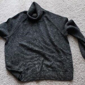 Dark Grey Loft Turtleneck Sweater